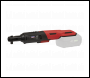 Sealey CP20VRWKIT SV20 Series 3/8 inch Sq Drive Cordless Ratchet Wrench Kit 60Nm 20V 4Ah - 2 Batteries