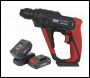 Sealey CP20VSDSKIT SV20 Series SDS Plus Cordless Rotary Hammer Drill Kit 20V - 2 Batteries