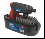 Sealey CP36S Cordless Screwdriver Set 53pc 3.6V Lithium-ion