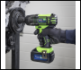 Sealey 2001LEHVCOMBO Trolley Jack & Cordless Impact Wrench Combo - Green