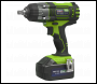 Sealey CP400LIHV Cordless Impact Wrench 18V 3Ah Lithium-ion 1/2 inch Sq Drive Hi-Vis