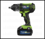 Sealey CP400LIHV Cordless Impact Wrench 18V 3Ah Lithium-ion 1/2 inch Sq Drive Hi-Vis