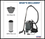 Sealey CP40VBV SV20 Series Backpack Vacuum Cleaner 40V - Body Only