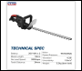 Sealey CP40VHTKIT Hedge Trimmer Kit 40V 4Ah SV20 Series 52cm