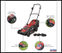 Sealey CP40VLMKIT Cordless Lawn Mower Kit 40V 4Ah SV20 Series 40cm