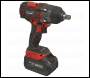 Sealey CP650LI 1/2 inch Sq Drive Cordless Brushless Impact Wrench 18V 4Ah