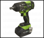 Sealey CP650LIHV 1/2 inch Sq Drive Cordless Brushless Impact Wrench 18V 4Ah
