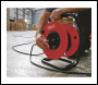 Sealey CR25025 50m Heavy-Duty Cable Reel with Thermal Trip 4 x 230V