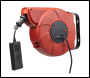 Sealey CRM15 Cable Reel System Retractable 15m 2 x 230V Socket