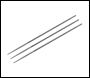 Sealey CS03 Chainsaw Sharpening File Guide Files 4mm - Pack of 3