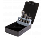 Sealey CSSET4O 90° Slotted Deburring Countersink Drill Bit Set 4pc