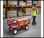 Sealey CST806 Platform Truck with Sides Pneumatic Tyres 350kg Capacity
