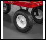 Sealey CST806 Platform Truck with Sides Pneumatic Tyres 350kg Capacity
