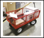 Sealey CST806 Platform Truck with Sides Pneumatic Tyres 450kg Capacity