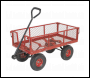 Sealey CST997 Platform Truck with Removable Sides Pneumatic Tyres 200kg Capacity