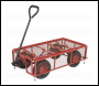 Sealey CST997 Platform Truck with Removable Sides Pneumatic Tyres 200kg Capacity