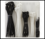 Sealey CT600BW Cable Tie Assortment, Black/White - Pack of 600