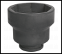 Sealey CV001 Front Hub Nut Socket for Scania 80mm 3/4 inch Sq Drive