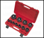 Sealey CV025 Ball Joint Socket Set 11pc 1/2 inch Sq Drive