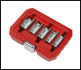 Sealey CV601 Elbow Connector Socket Set 3/8 inch Sq Drive 5pc