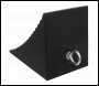 Sealey CWC01 Heavy-Duty Rubber Wheel Chock - Single