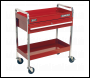 Sealey CX101D Trolley 2-Level Heavy-Duty with Lockable Drawer