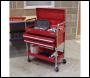 Sealey CX1042D Superline PRO® Heavy-Duty Trolley with Lockable Top & 2 Drawers 2-Level