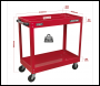 Sealey CX105 Workshop Trolley 2-Level Heavy-Duty