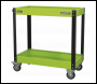 Sealey CX109HV Superline PRO® Heavy-Duty Workshop Trolley 2-Level - Hi-Vis Green
