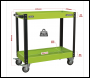 Sealey CX109HV Superline PRO® Heavy-Duty Workshop Trolley 2-Level - Hi-Vis Green