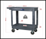 Sealey CX202 Composite Heavy-Duty Trolley 2-Level