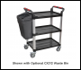 Sealey CX309 Workshop Trolley 3-Level Composite - 3 Wall