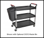 Sealey CX310 Workshop Trolley 3-Level Composite - 3 Wall