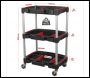 Sealey CX313 Composite Workshop Trolley with Parts Storage 3-Level