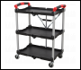 Sealey CX314 Folding Workshop Trolley 3-Level