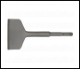 Sealey D75WC Cranked Chisel 75 x 165mm Wide - SDS Plus