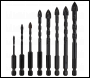 Sealey DBGC1 Tile & Glass Drill Bit Set 8pc