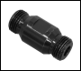 Sealey DCD01 Diamond Core Drill Adaptor with Through Hole 1/2 inch BSP Male to 1/2 inch BSP Male