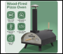 Sealey DG10 Dellonda Wood-Fired Pizza Oven 14 inch  - Black