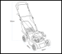 Sealey DG100 Dellonda Hand-Propelled Petrol Lawnmower Grass Cutter, 127cc 16 inch /41cm 4-Stroke