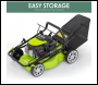 Sealey DG100 Dellonda Hand-Propelled Petrol Lawnmower Grass Cutter, 127cc 16 inch /41cm 4-Stroke