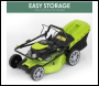 Sealey DG102 Dellonda Self-Propelled Petrol Lawnmower Grass Cutter with Height Adjustment & Grass Bag 170cc 20 inch /51cm 4-Stroke Engine