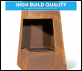 Sealey DG106 Dellonda Chiminea, Wood Burner, Heater for Outdoors W45cm x H150cm, Corten Steel