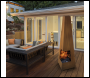 Sealey DG106 Dellonda Chiminea, Wood Burner, Heater for Outdoors W45cm x H150cm, Corten Steel