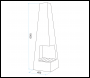Sealey DG106 Dellonda Chiminea, Wood Burner, Heater for Outdoors W45cm x H150cm, Corten Steel