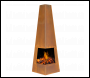 Sealey DG106 Dellonda Chiminea, Wood Burner, Heater for Outdoors W45cm x H150cm, Corten Steel