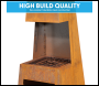 Sealey DG108 Dellonda Outdoor Chiminea Fireplace Heater Firewood Storage - Corten Steel