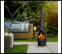 Sealey DG109 Dellonda Outdoor Chiminea, Fireplace, Fire Pit, Heater, Durable, Black Steel