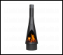 Sealey DG109 Dellonda Outdoor Chiminea, Fireplace, Fire Pit, Heater, Durable, Black Steel