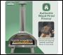 Sealey DG11 Dellonda Wood-Fired Pizza Oven 14 inch  - Stainless Steel